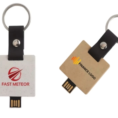 Memoria usb de cristal publicitaria con tapa